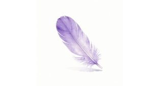 Soft feather representing the gentleness of hypnosis